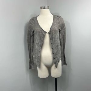 Anthropologie Knitted & Knotted Tan‎ Cardigan